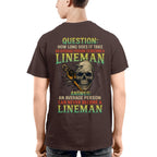 Average Person Can't Be Lineman Apparel - Skull Pliers T-Shirt Hoodie & More - grunx260804-0230