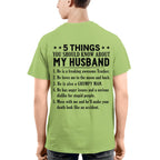 5 Things You Should Know About My Husband Trucker Apparel - Funny Gift T-Shirt, Hoodie & More - grunx260804-0025