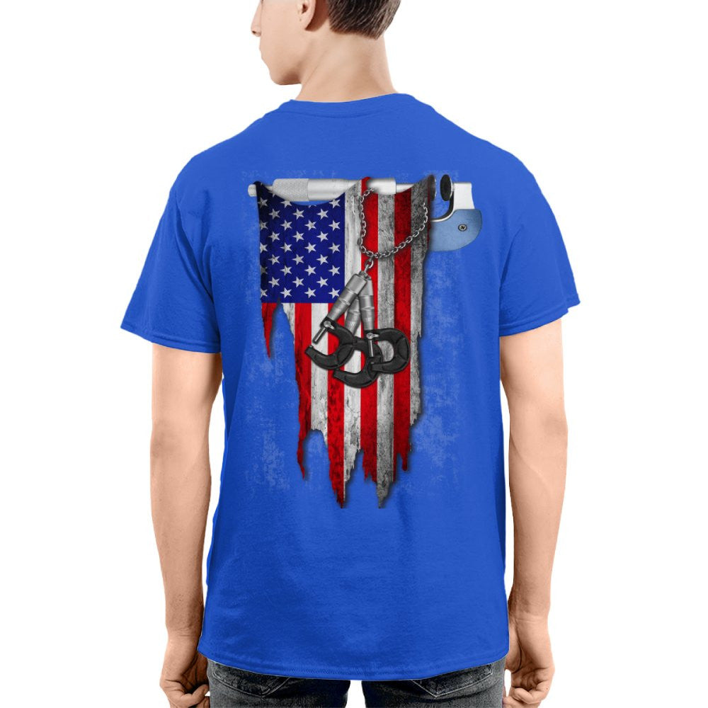 American Pride Machinist Apparel - USA Flag T-Shirt, Hoodie & More - grunx260804-0155