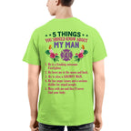 5 Things You Should Know - Firefighter Husband Humor T-Shirt, Hoodie & More - grunx260804-0042
