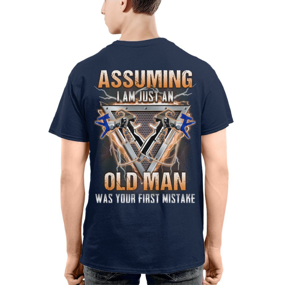 Assuming I'm Just An Old Man - Painter Tool Pride T-Shirt, Hoodie & More - grunx260804-0223