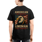 American By Birth Apparel - Lineman By Choice USA T-Shirt Hoodie & More - grunx260804-0121
