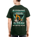 Assuming I'm Just An Old Man Operator Apparel - Excavator T-Shirt Hoodie & More - grunx260804-0222
