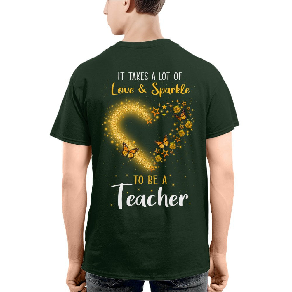Love And Sparkle - Glitter Heart Teacher Quote T-Shirt, Hoodie & More - grunx260804-0170