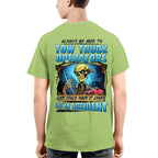 Always Be Nice To Tow Truck Operators Apparel - Skull Humor T-Shirt, Hoodie & More - grunx260804-0117