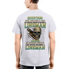 Average Person Can't Be Lineman Apparel - Skull Pliers T-Shirt Hoodie & More - grunx260804-0231