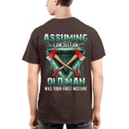 Assuming I'm Just A Firefighter Apparel - Axe Lightning T-Shirt Hoodie & More - grunx260804-0204
