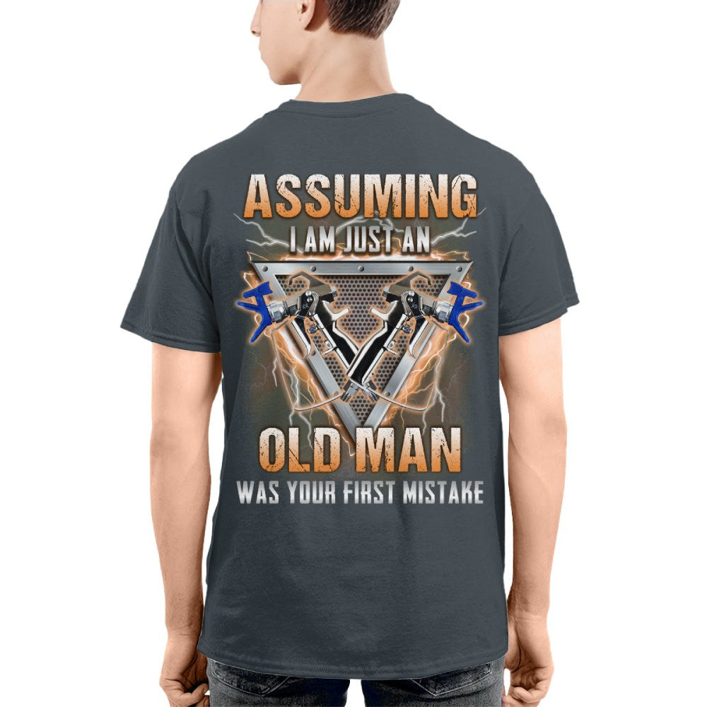 Assuming I'm Just An Old Man - Painter Tool Pride T-Shirt, Hoodie & More - grunx260804-0223