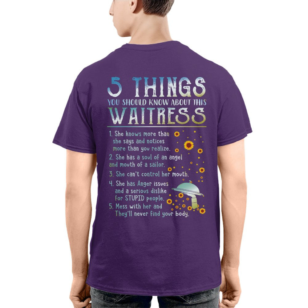 5 Things About This Waitress Apparel - Funny Warning Quote T-Shirt, Hoodie & More - grunx260804-0016