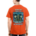 Always Be Nice To HVAC Techs - Skull Humor T-Shirt Hoodie & More - grunx260804-0109