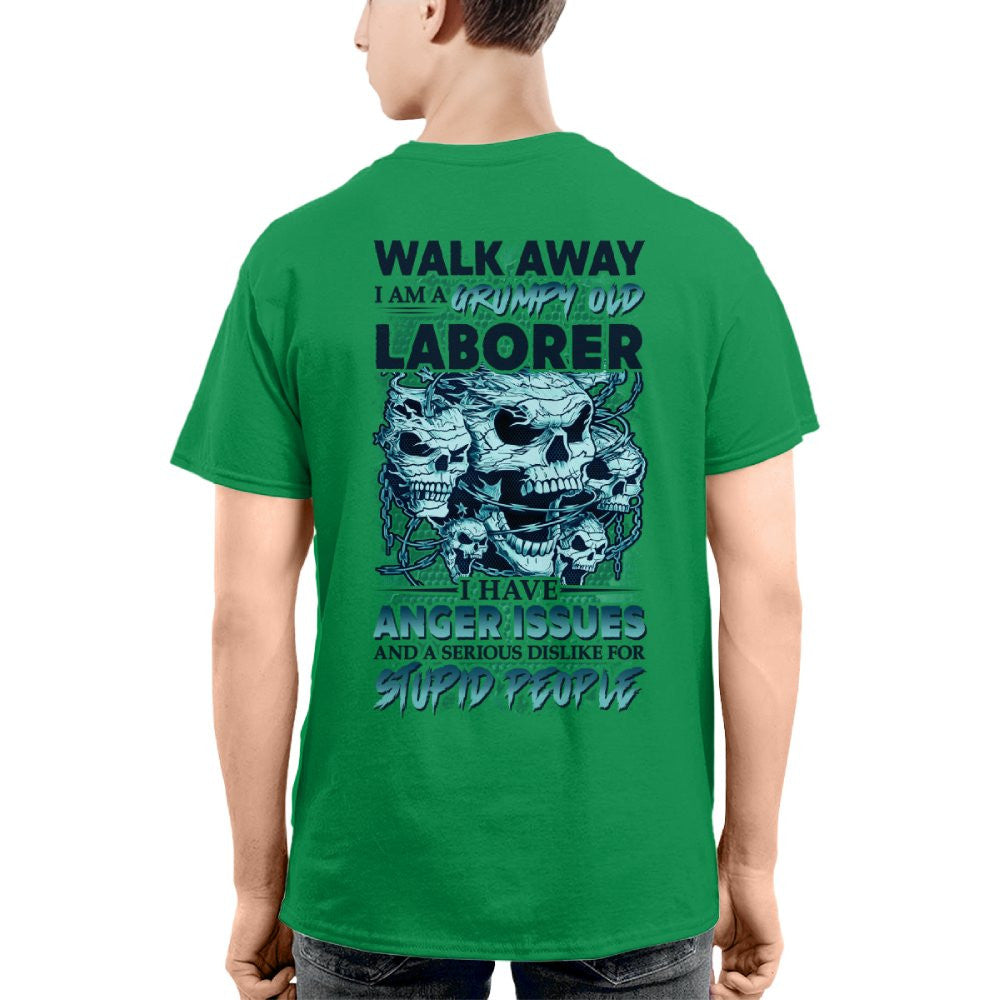 Laborer Anger Issues Apparel - Grumpy Laborer T-Shirt, Hoodie & More - grunx260804-0183