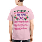 5 Things You Should Know - Mechanic Husband Humor T-Shirt, Hoodie & More - grunx260804-0045