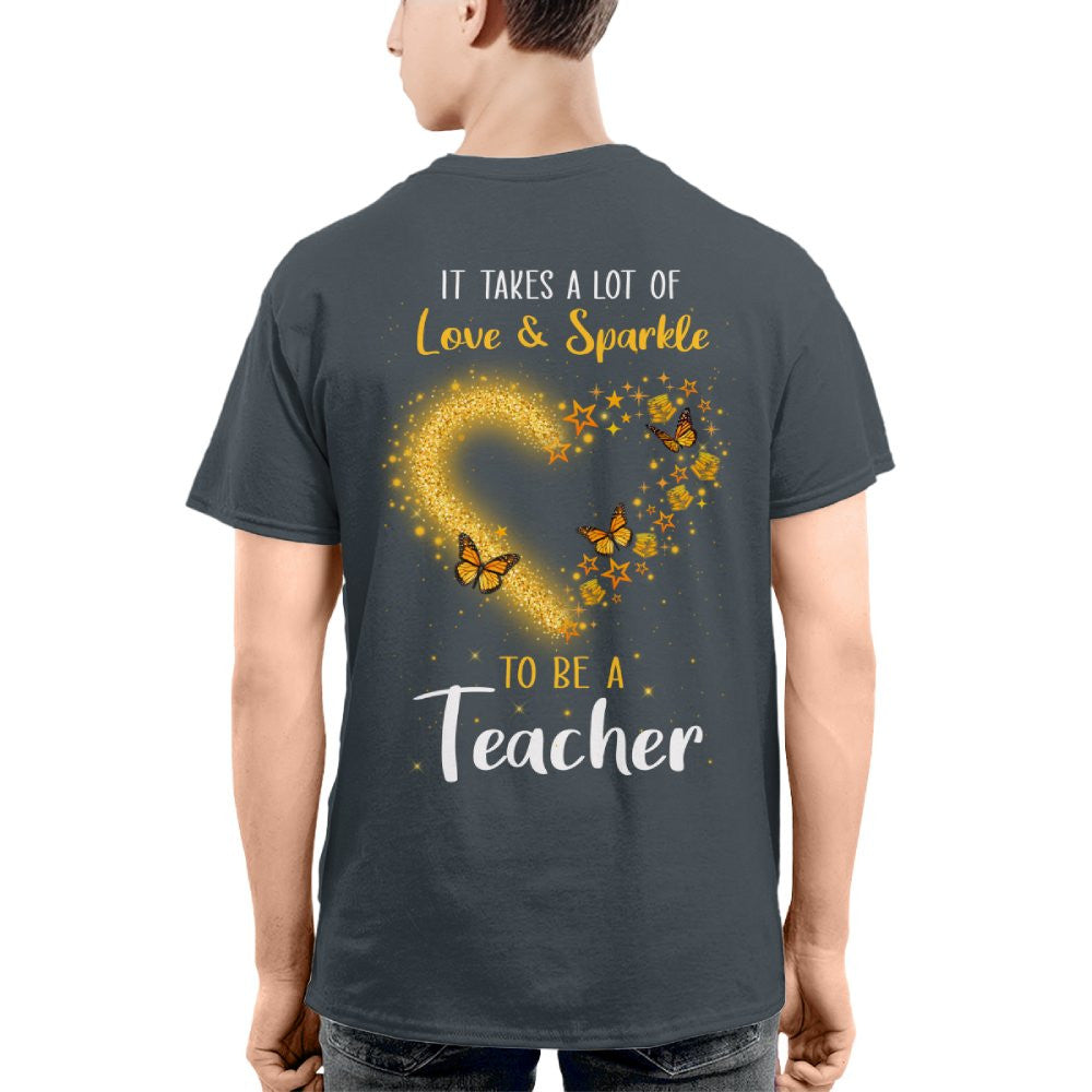 Love And Sparkle - Glitter Heart Teacher Quote T-Shirt, Hoodie & More - grunx260804-0170