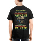 Average Person Can't Be Painter Apparel - Skull Spray Gun T-Shirt Hoodie & More - grunx260804-0234