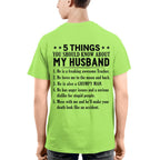 5 Things You Should Know About My Husband Trucker Apparel - Funny Gift T-Shirt, Hoodie & More - grunx260804-0025