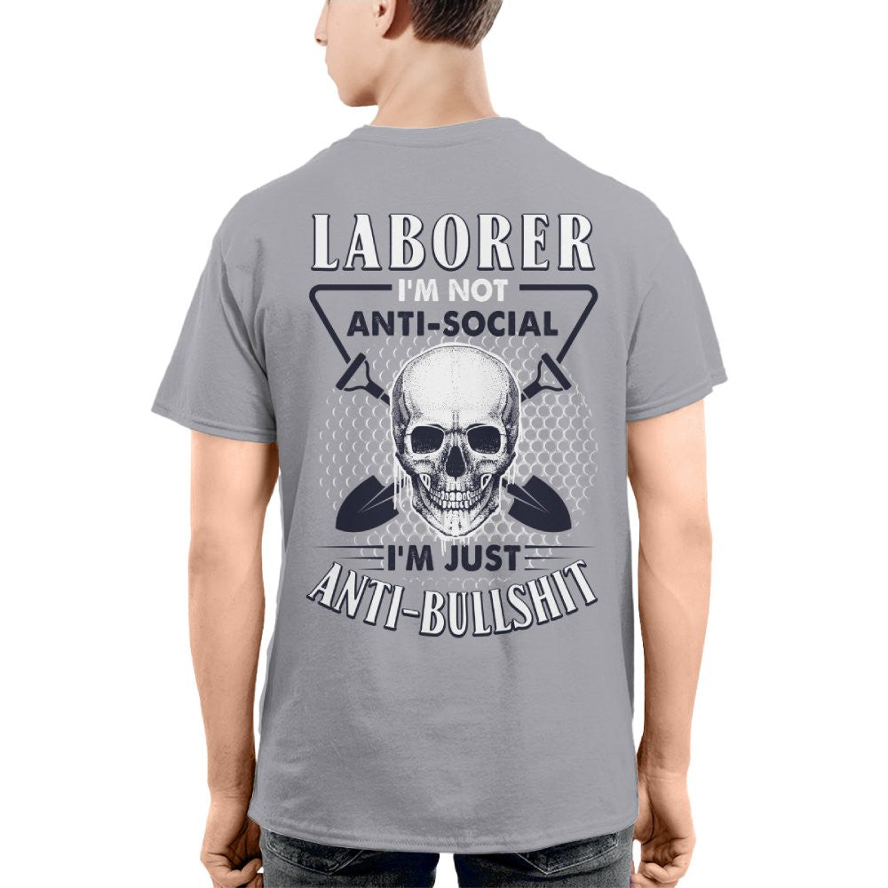 Anti-Social Laborer - Anti-Bullshit T-Shirt, Hoodie & More - grunx260804-0189