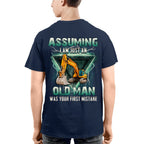 Assuming I'm Just An Old Man Operator Apparel - Excavator T-Shirt Hoodie & More - grunx260804-0222