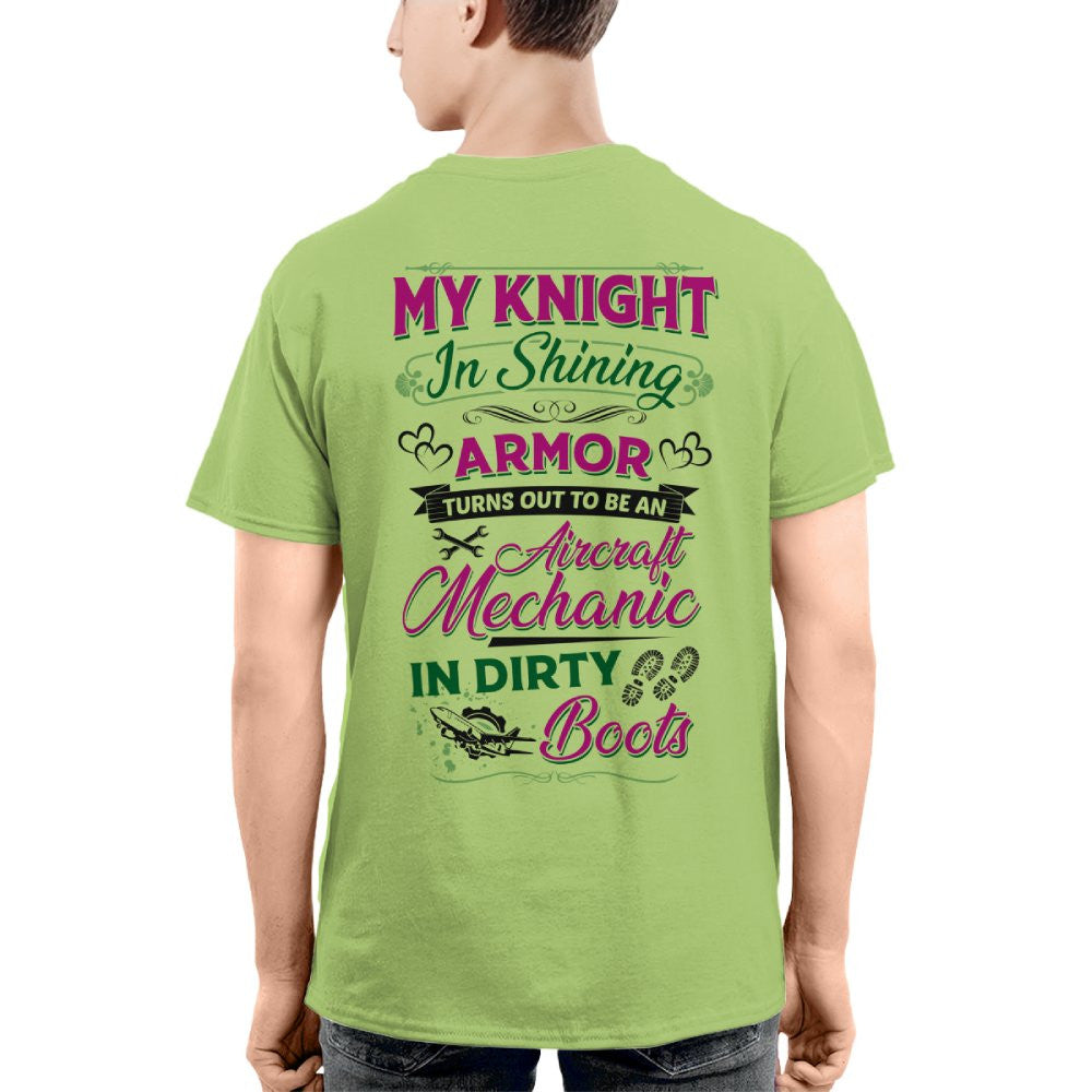 Knight In Dirty Boots - Aircraft Mechanic Love Quote T-Shirt, Hoodie & More - grunx260804-0200