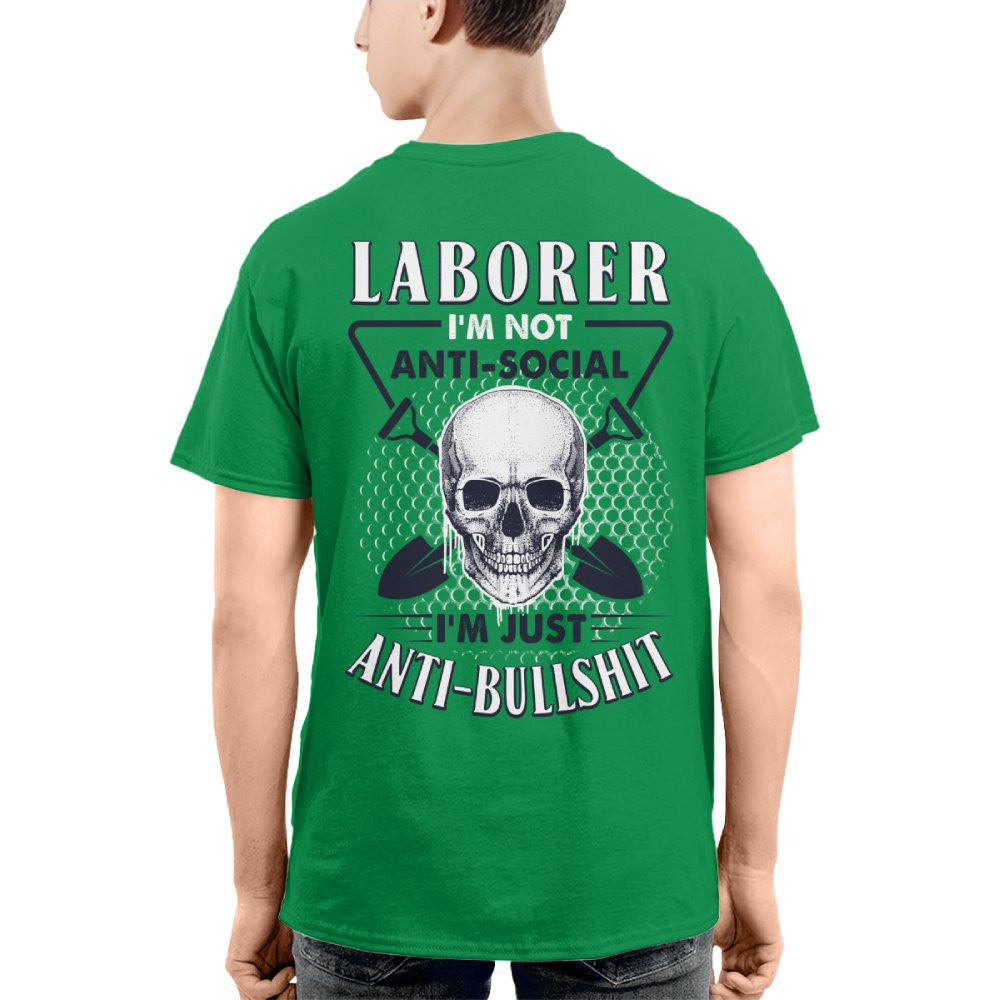 Anti-Social Laborer - Anti-Bullshit T-Shirt, Hoodie & More - grunx260804-0189