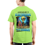 Always Be Nice To Electricians Apparel - Skull Humor T-Shirt, Hoodie & More - grunx260804-0104