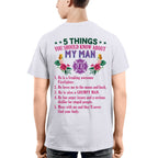 5 Things You Should Know - Firefighter Husband Humor T-Shirt, Hoodie & More - grunx260804-0042