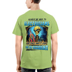Always Be Nice To Electricians Apparel - Skull Humor T-Shirt, Hoodie & More - grunx260804-0104