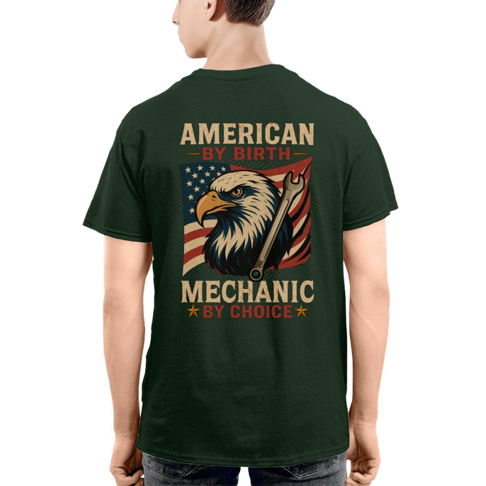 American By Birth Mechanic By Choice - Patriotic Mechanic T-Shirt, Hoodie & More - grunx260804-0136