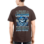 Grumpy Old Laborer Anger Apparel - Funny Laborer Skull T-Shirt, Hoodie & More - grunx260804-0185