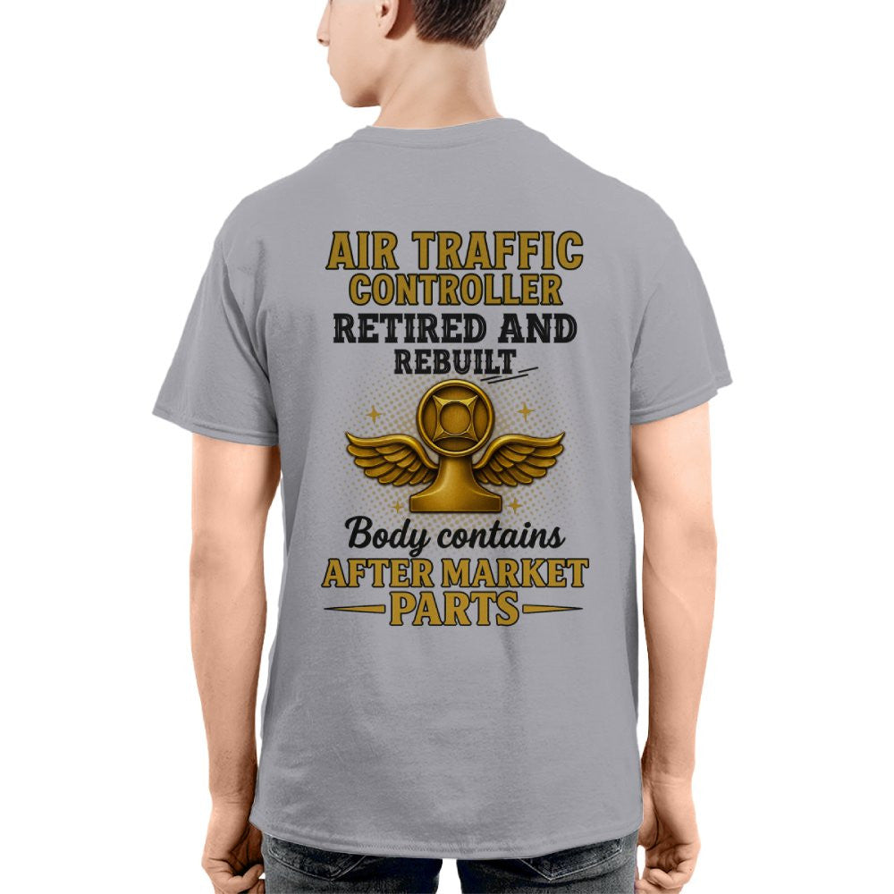 Air Traffic Controller Retired Rebuilt - Funny T-Shirt, Hoodie & More - grunx260804-0084