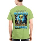 Always Be Nice To Mechanics Apparel - Skull Humor T-Shirt, Hoodie & More - grunx260804-0110