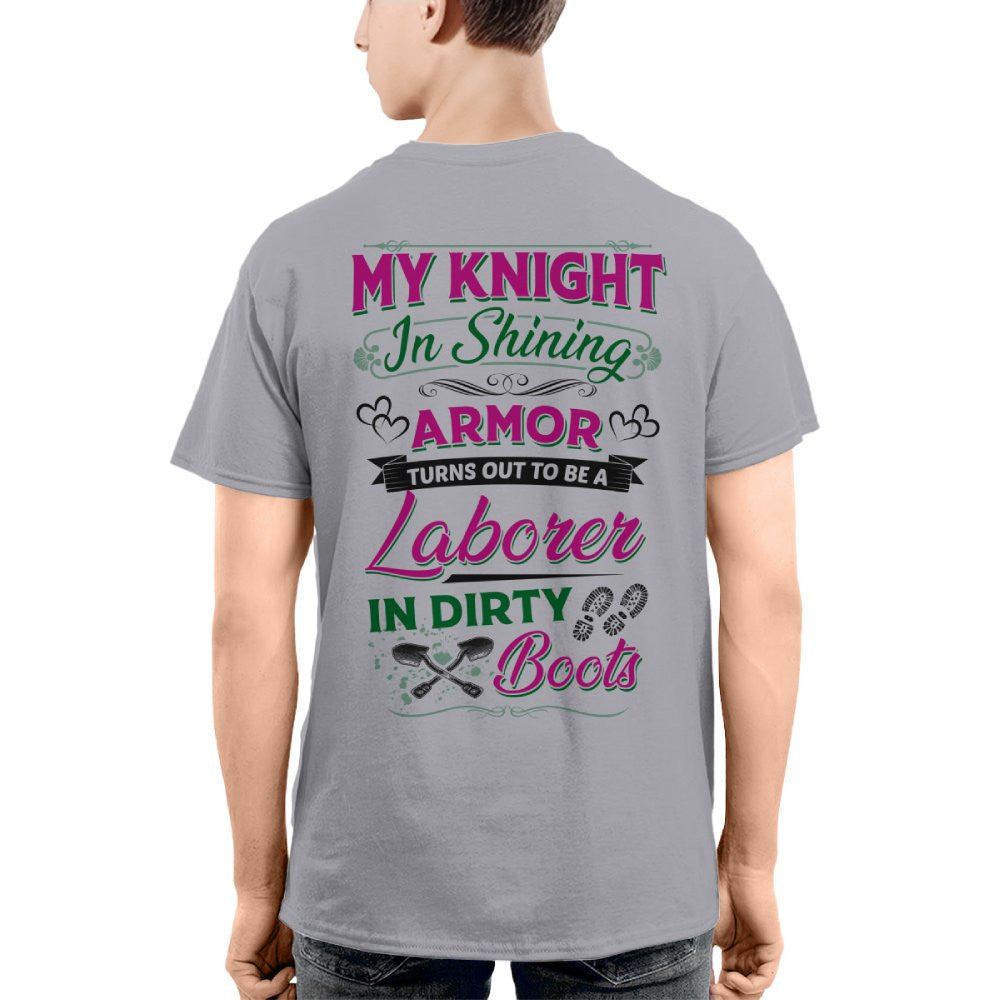 Laborer Knight In Shining Armor - Dirty Boots T-Shirt, Hoodie & More - grunx260804-0201