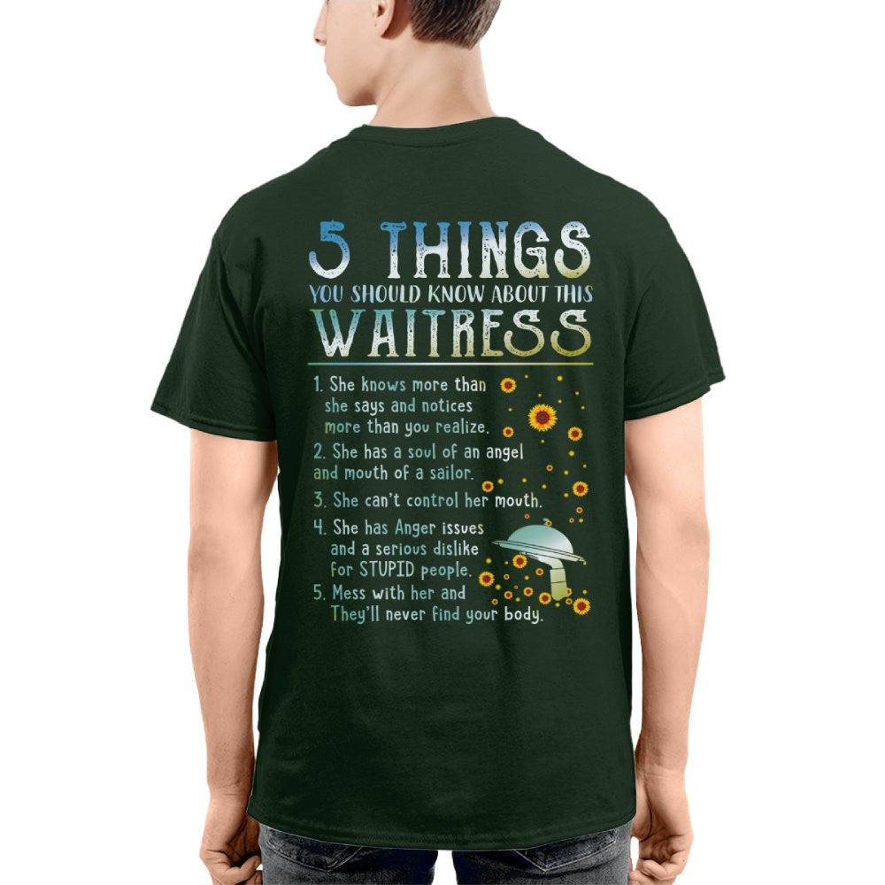 5 Things About This Waitress Apparel - Funny Warning Quote T-Shirt, Hoodie & More - grunx260804-0016