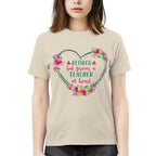 Forever A Teacher - Floral Heart Retired Educator T-Shirt, Hoodie & More - grunx260804-0227