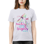 Angels Among Us - Watercolor Dragonfly Teacher T-Shirt, Hoodie & More - grunx260804-0156