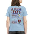 5 Things EMT Warning Apparel - Funny List T-Shirt, Hoodie & More - grunx260804-0019