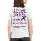 5 Things About My Carpenter Man Apparel - Funny Relationship T-Shirt, Hoodie & More - grunx260804-0001
