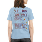5 Things Caregiver Warning Apparel - Funny Quote T-Shirt, Hoodie & More - grunx260804-0018