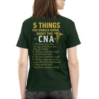 5 Things You Should Know About This CNA - Funny Quote T-Shirt, Hoodie & More - grunx260804-0039
