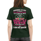 Assuming I'm Just A Woman - Grumpy Painter Wife Quote T-Shirt Hoodie & More - grunx260804-0210