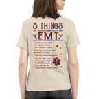 5 Things EMT Warning Apparel - Funny List T-Shirt, Hoodie & More - grunx260804-0019
