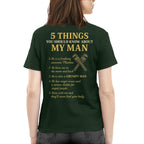 5 Things You Should Know About My Plumber - Funny Quote T-Shirt, Hoodie & More - grunx260804-0034