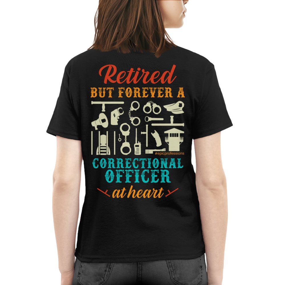 Forever A CO - Retired Correctional Officer Heart T-Shirt, Hoodie & More - grunx260804-0228