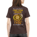 Faith & Strength - Correctional Officer Christ Quote T-Shirt, Hoodie & More - grunx260804-0094