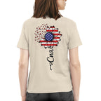 American Flag Flower CNA Apparel - Patriotic Heartbeat T-Shirt, Hoodie & More - grunx260804-0147