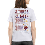 5 Things EMT Warning Apparel - Funny List T-Shirt, Hoodie & More - grunx260804-0019