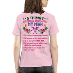 5 Things You Should Know - Lineman Husband Humor T-Shirt, Hoodie & More - grunx260804-0043