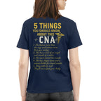 5 Things You Should Know About This CNA - Funny Quote T-Shirt, Hoodie & More - grunx260804-0039