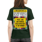 Warning Peace Love - Rad Tech Kindness Shirt T-Shirt Hoodie & More - grunx260804-0194