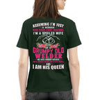 Assuming I'm Just A Woman - Grumpy Welder Wife Quote T-Shirt Hoodie & More - grunx260804-0212
