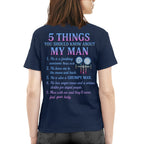 5 Things You Should Know About My Man - HVAC Tech Funny T-Shirt Hoodie & More - grunx260804-0030